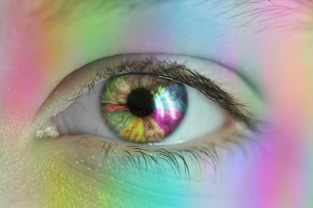 ¿Que se puede percibir con los ojos?