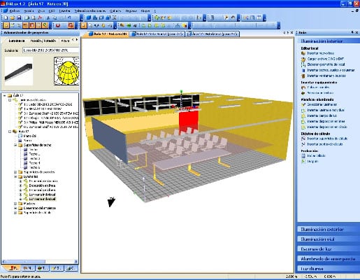 Software para el diseño de iluminación