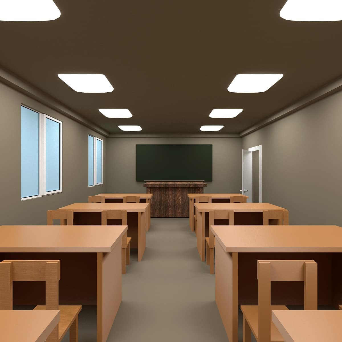 Mejorando el aprendizaje con iluminación LED en el aula Downlight