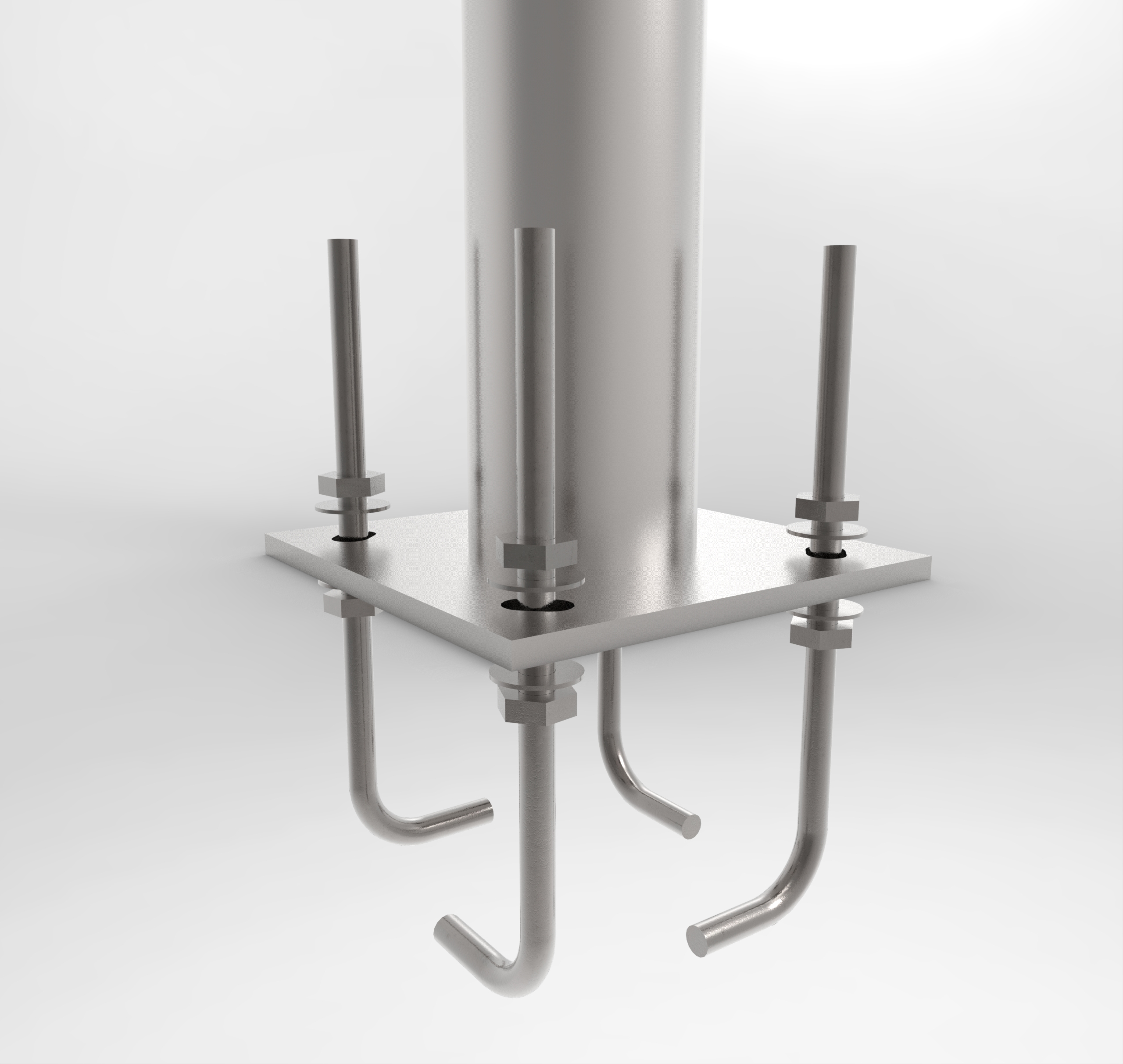 Pernos de anclaje para poste 15m | venta de pernos de anclaje para