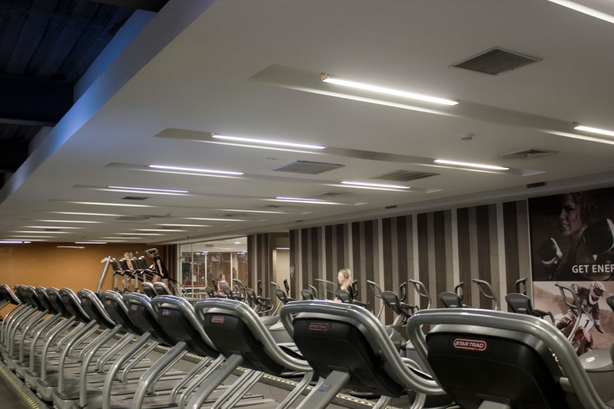 Iluminación Led Gimnasios