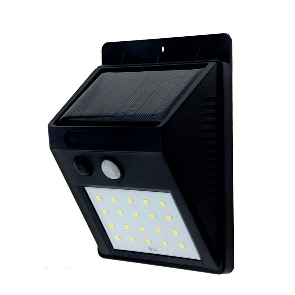 Foco Solar LED De Exterior Con Panel Solar y Sensor De Movimiento 96LED  IP66 100W – Stock chile